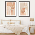 Mid Century Arches in Terracotta Posters | Artze Wall Art UK
