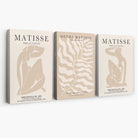 Set of 3 Matisse Warm Minimalist Canvas Prints | Artze Wall Art