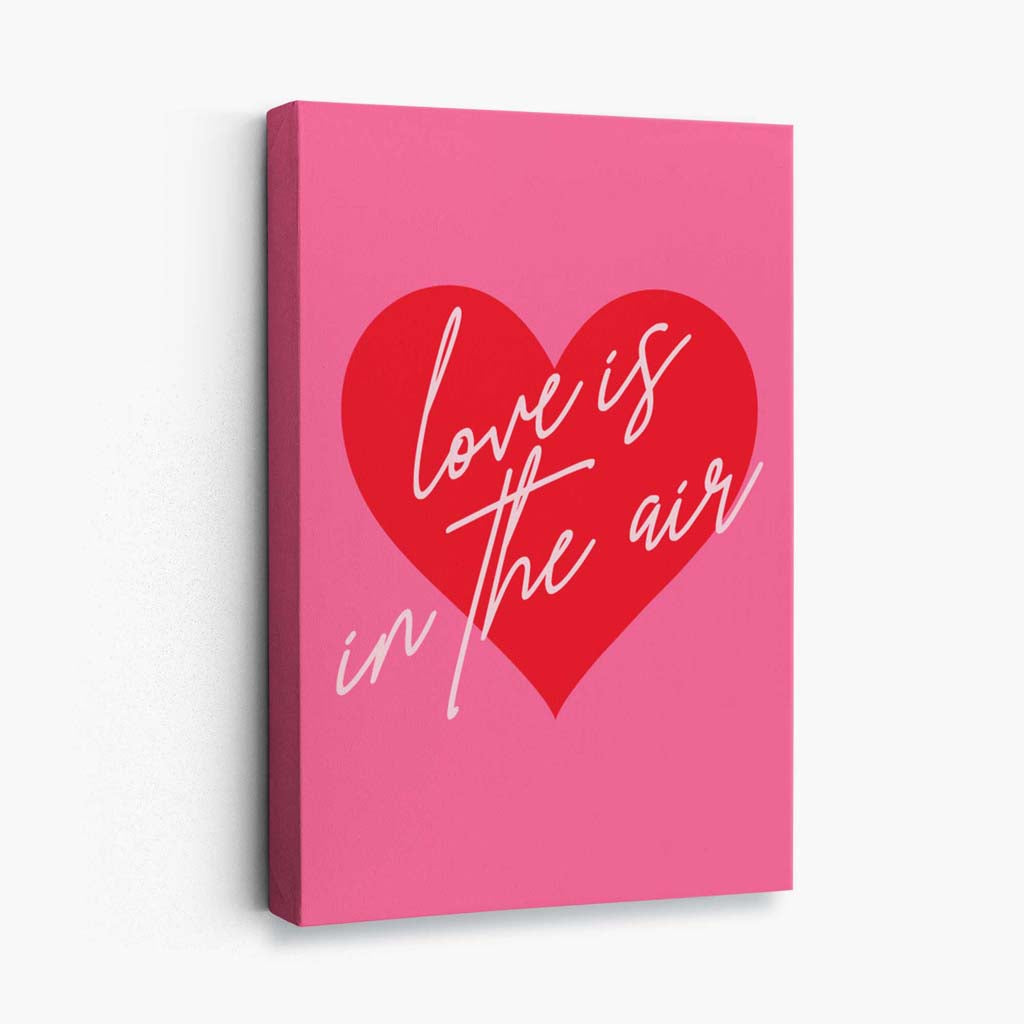 Love is in the Air Canvas Art Print