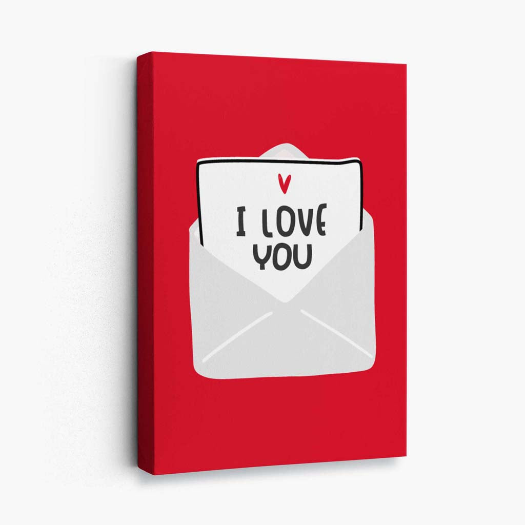 Love Letter Canvas Art Print