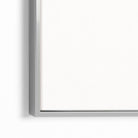 Bauhaus Modern Pink and Yellow Set of 3 Canvas Art Prints with Silver Float Frame
