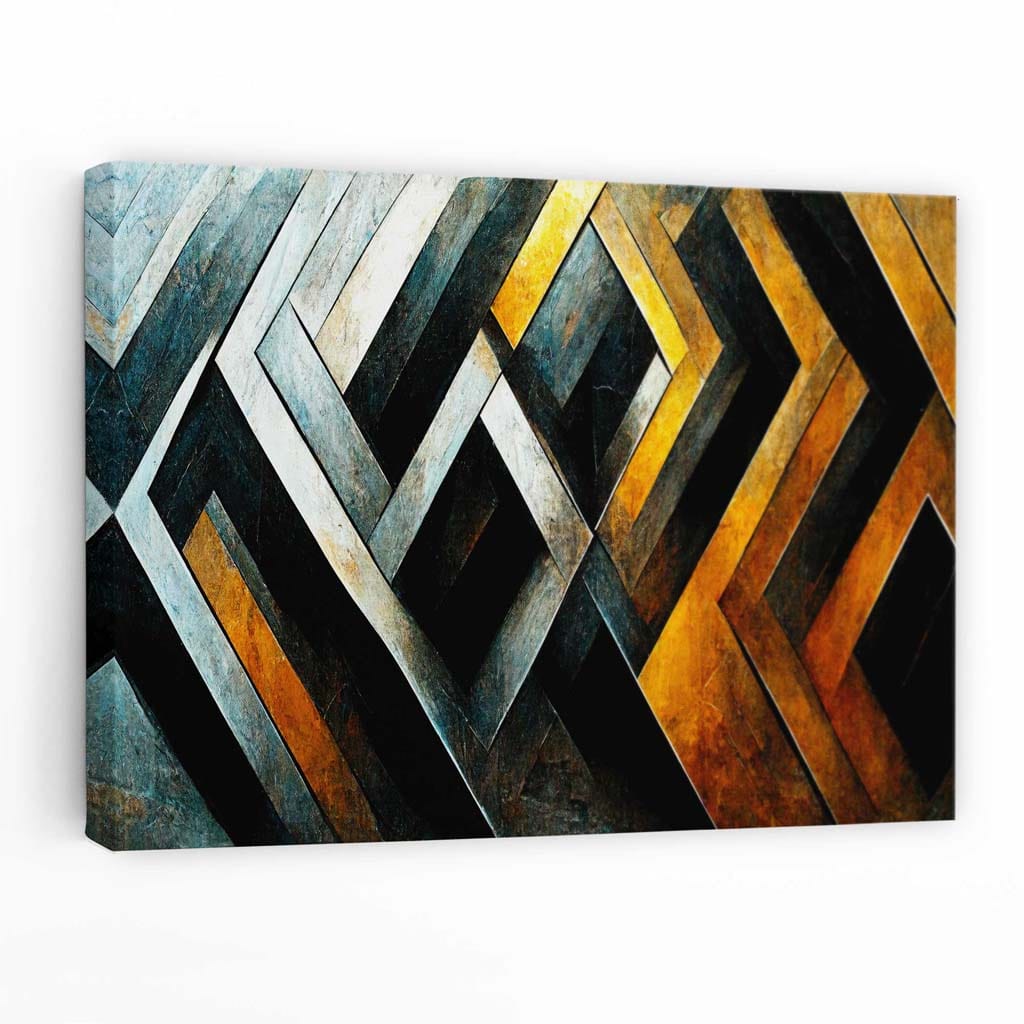 Abstract Industrial Mosaic Canvas Wall Art Artze Wall Art abstract-industrial-mosaic-canvas-wall-art-artze-wall-art