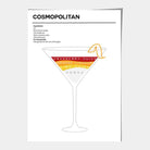 Cosmopolitan - Minimal Cocktail Poster