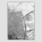 Black and Grey Abstract Oil 1 Poster