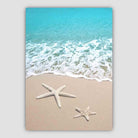 Beach, Sea and Starfish Photo Art Print