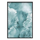 Ice Abstract Teal Photo Print