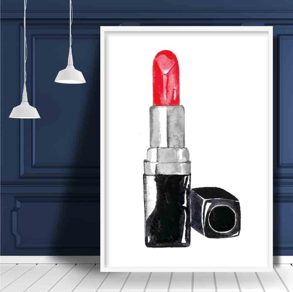Red Lipstick Poster