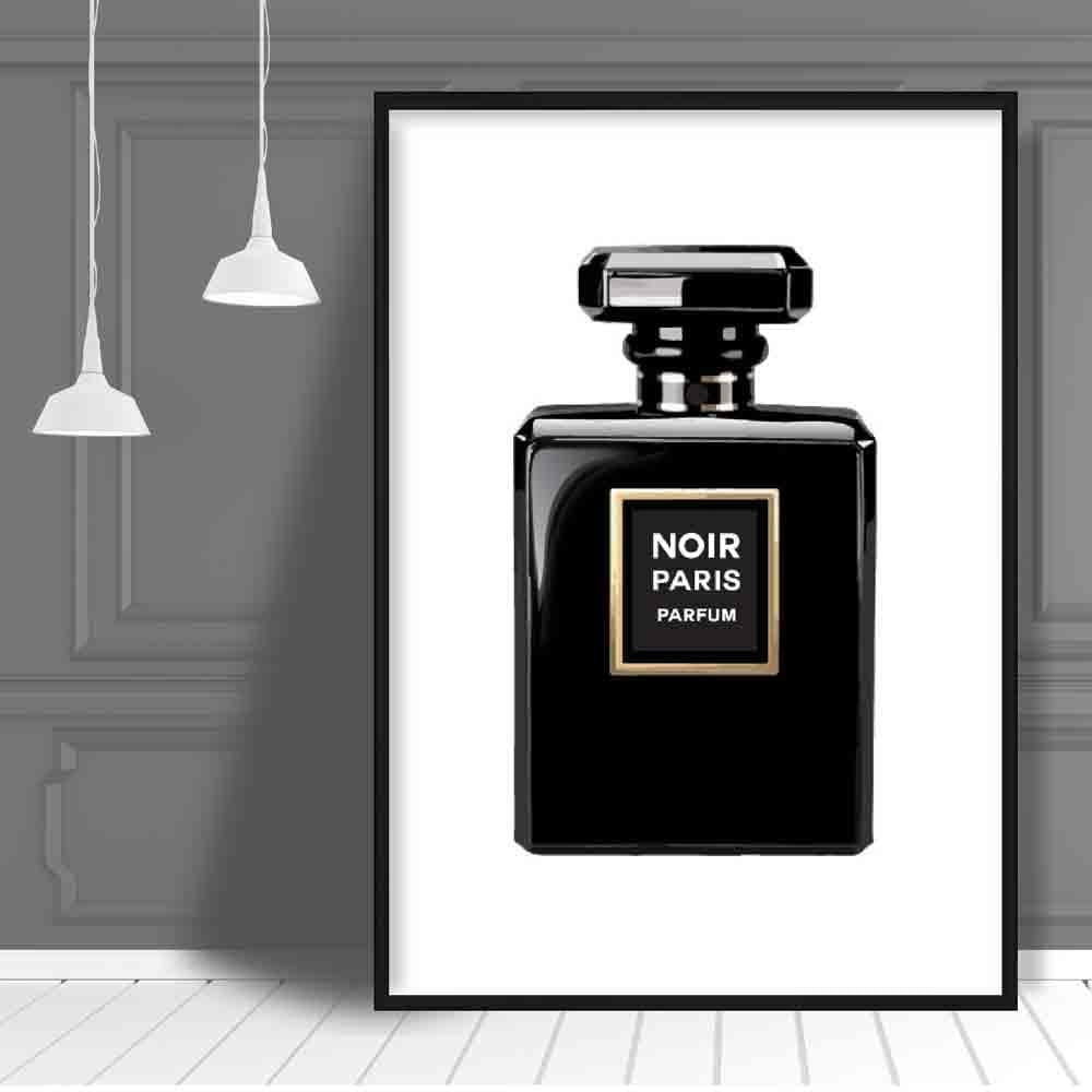 Black Perfume Noir Art Print Poster