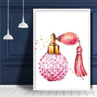 Pink Crystal Atomiser Perfume Poster