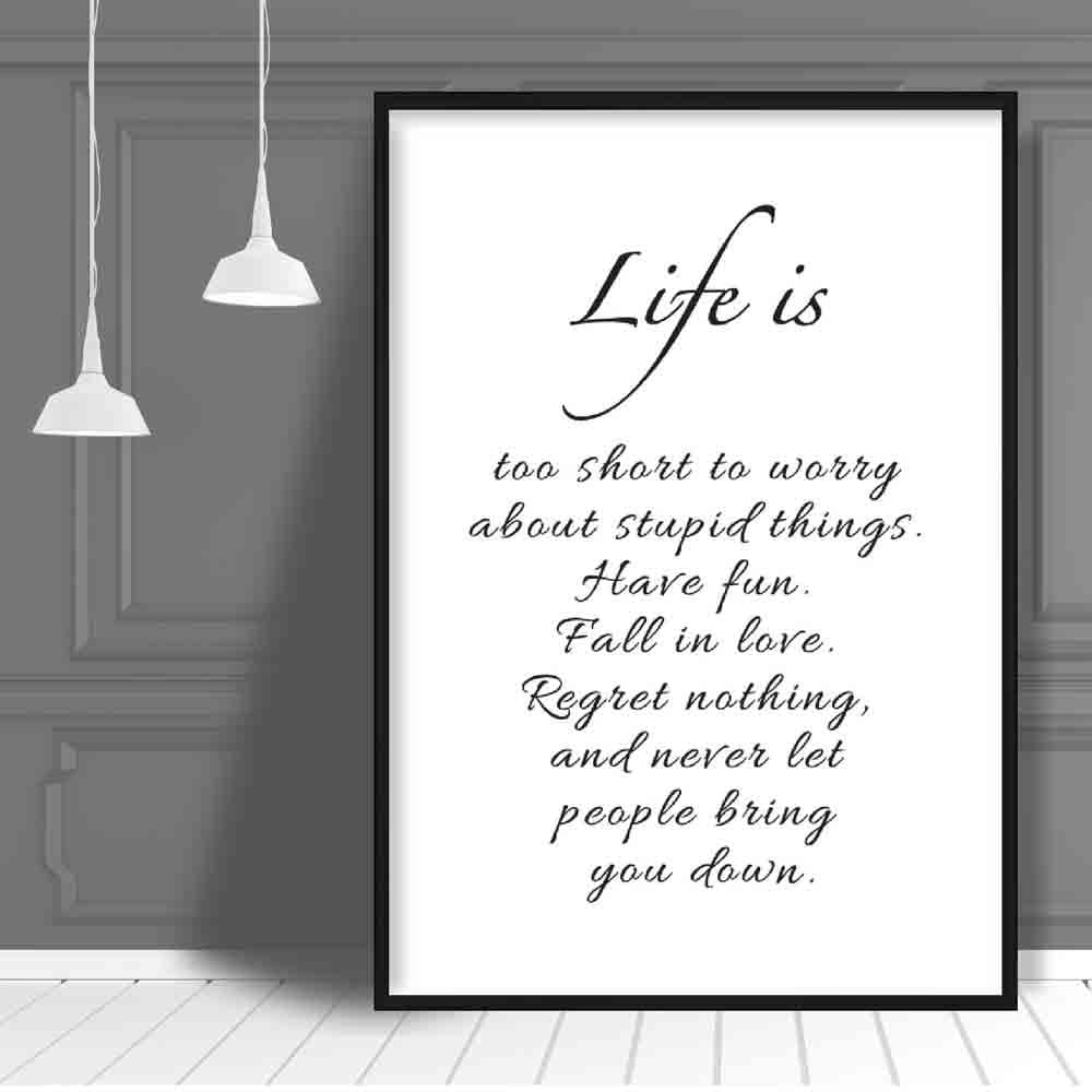 Life is, Quote Poster