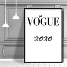 In Vogue Fashion XOXO Print