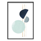 Winter Moods ICICLE Abstract Painting Print
