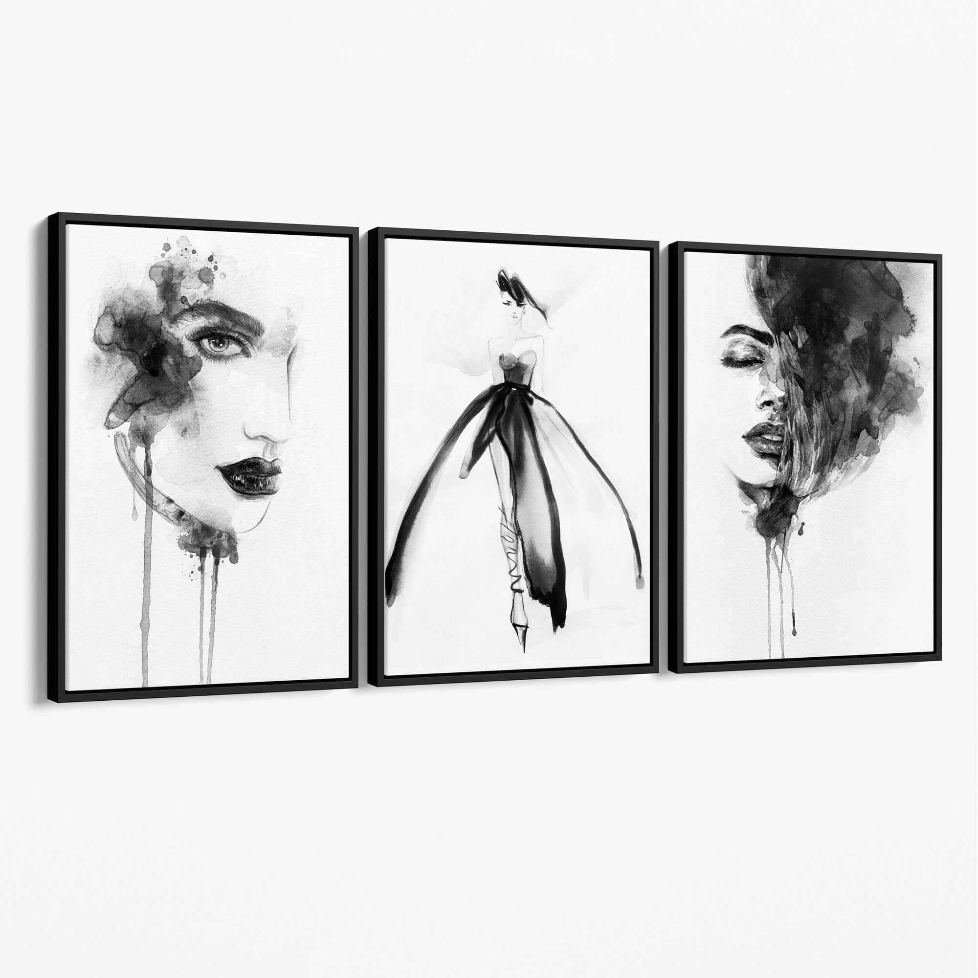ファッションキャンバスアート Fashion Canvas Wall Art | Artze Wall Art UK