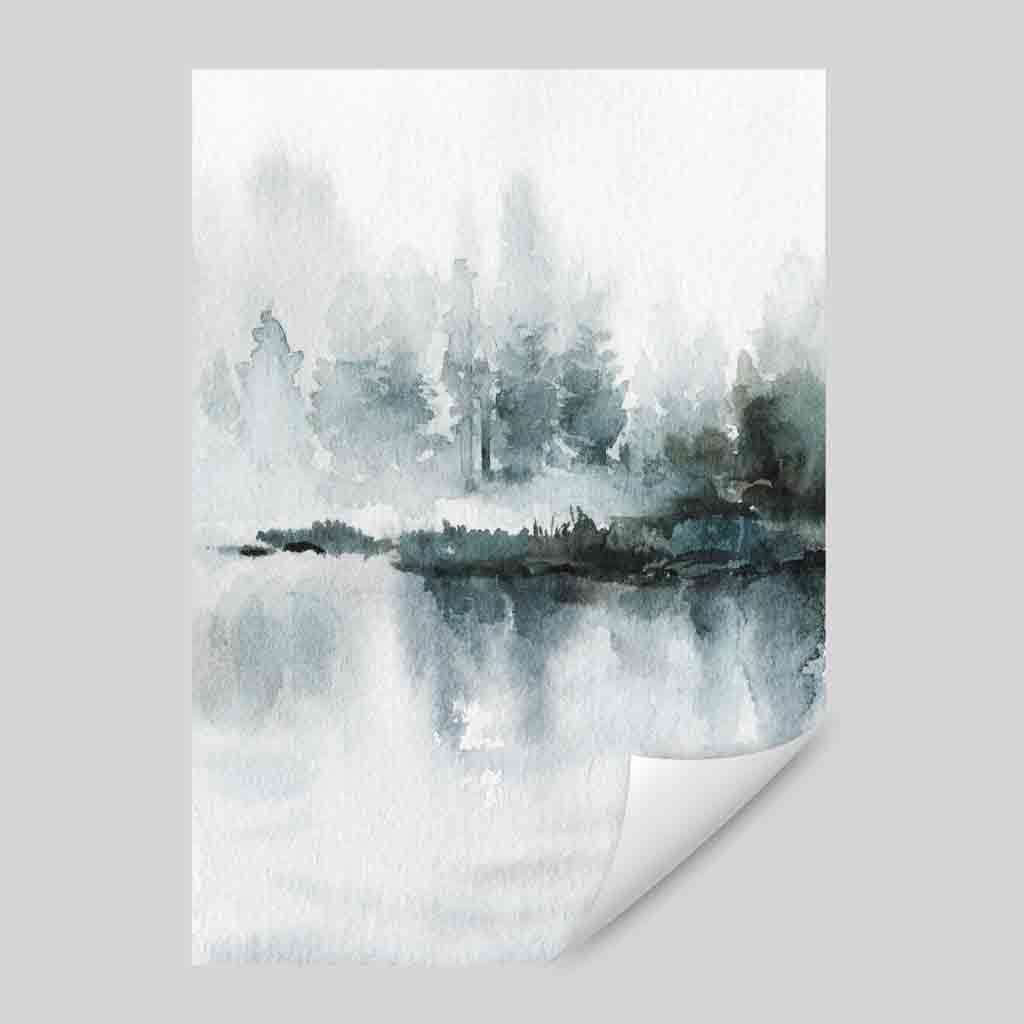 Abstract Landscape Art Print of Painting No 4