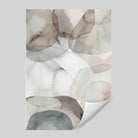 Watercolour Beige and Grey Art Print 03