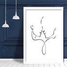 Abstract Line Art Wall Poster No 3