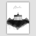 Berlin Watercolour Skyline Cityscape Print