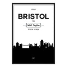 Bristol City Skyline Cityscape Print