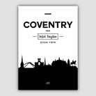 Coventry City Skyline Cityscape Print
