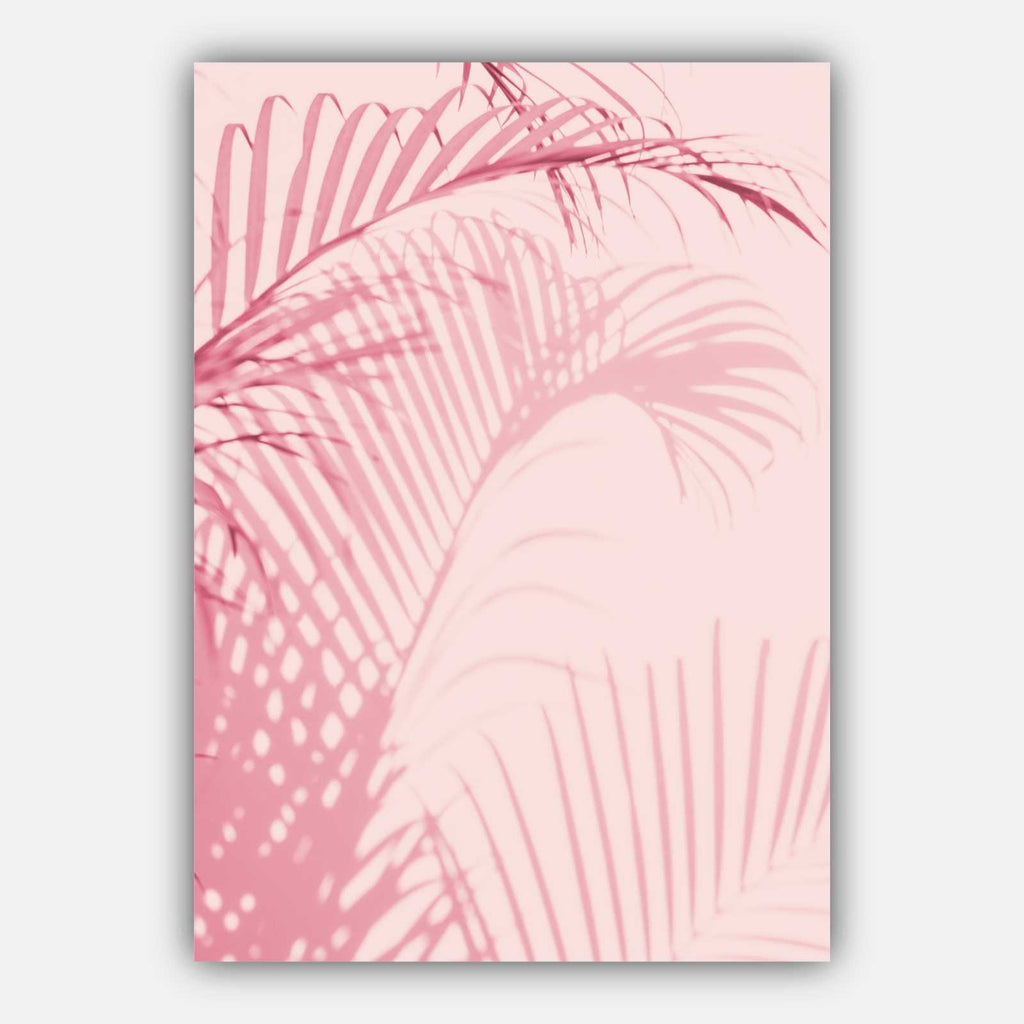 Set of 5 Gallery Navy & Blush Pink Wall Art Prints ORIGINAL ABSTRACT Botanical Palm Tree Wall Floral Pictures Posters Artwork