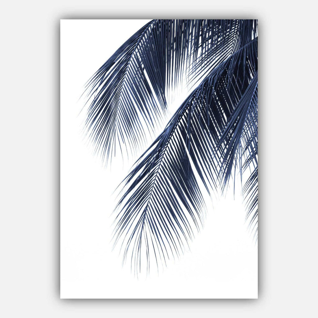 Set of 5 Gallery Navy & Blush Pink Wall Art Prints ORIGINAL ABSTRACT Botanical Palm Tree Wall Floral Pictures Posters Artwork