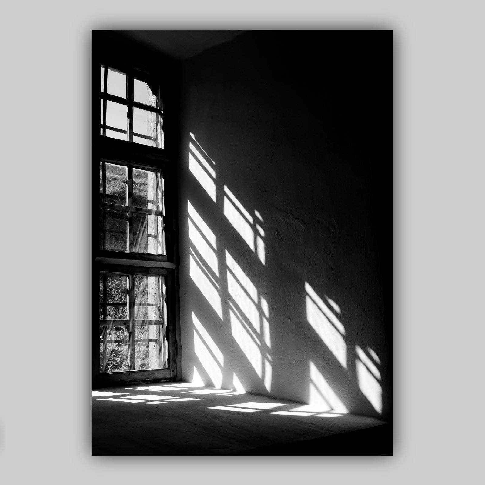 Set of 3 FASHION Woman Angel Wings Window Shadow Monochrome Black and White Photograph Gallery Wall Art Print Picture Poster