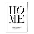 New Home Gift, Personalised Home Print, Housewarming Gift, First Home, New Home Print, Moving Gift, Christmas Gift, Custom Poster