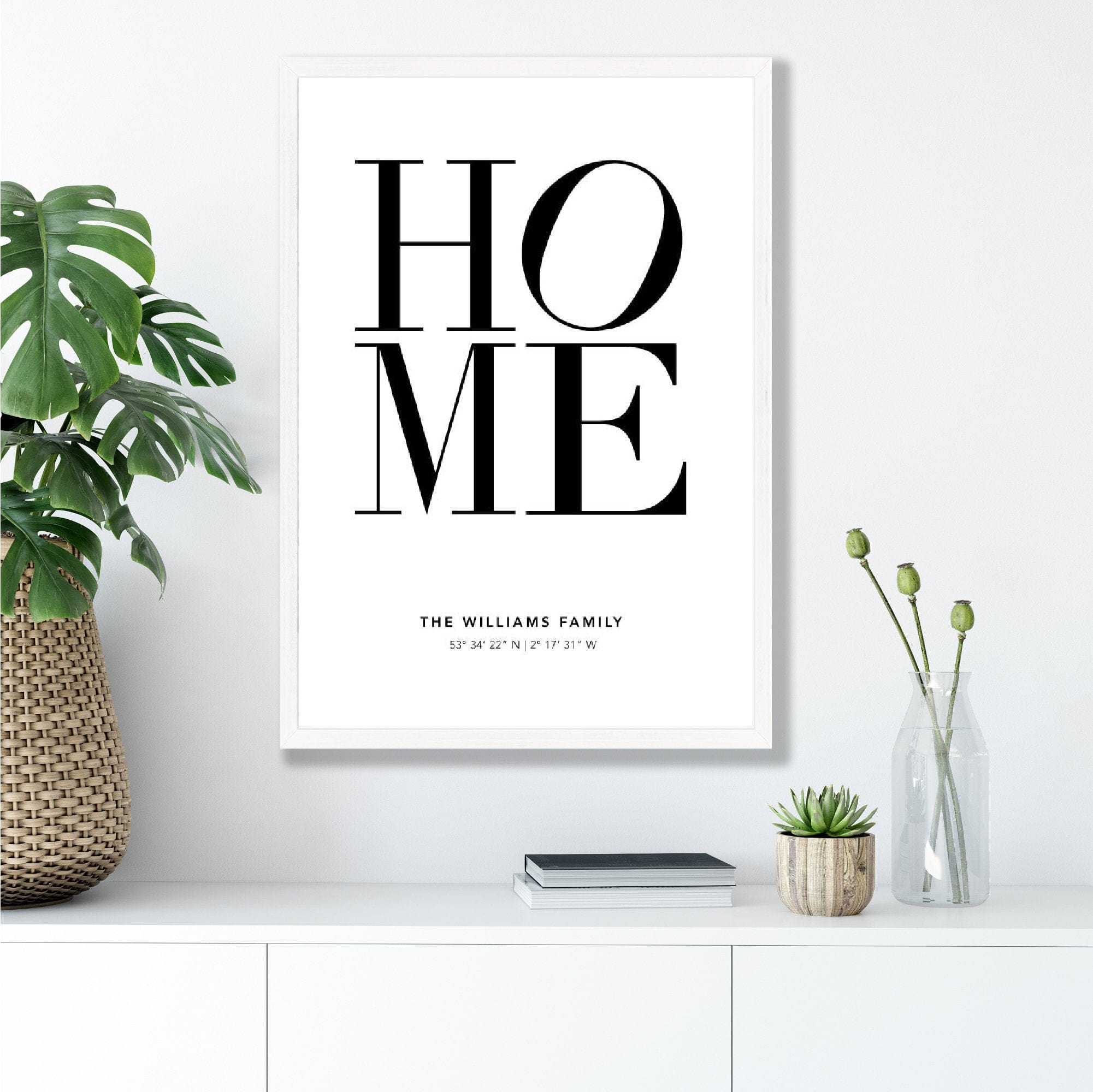 New Home Gift, Personalised Home Print, Housewarming Gift, First Home, New Home Print, Moving Gift, Christmas Gift, Custom Poster