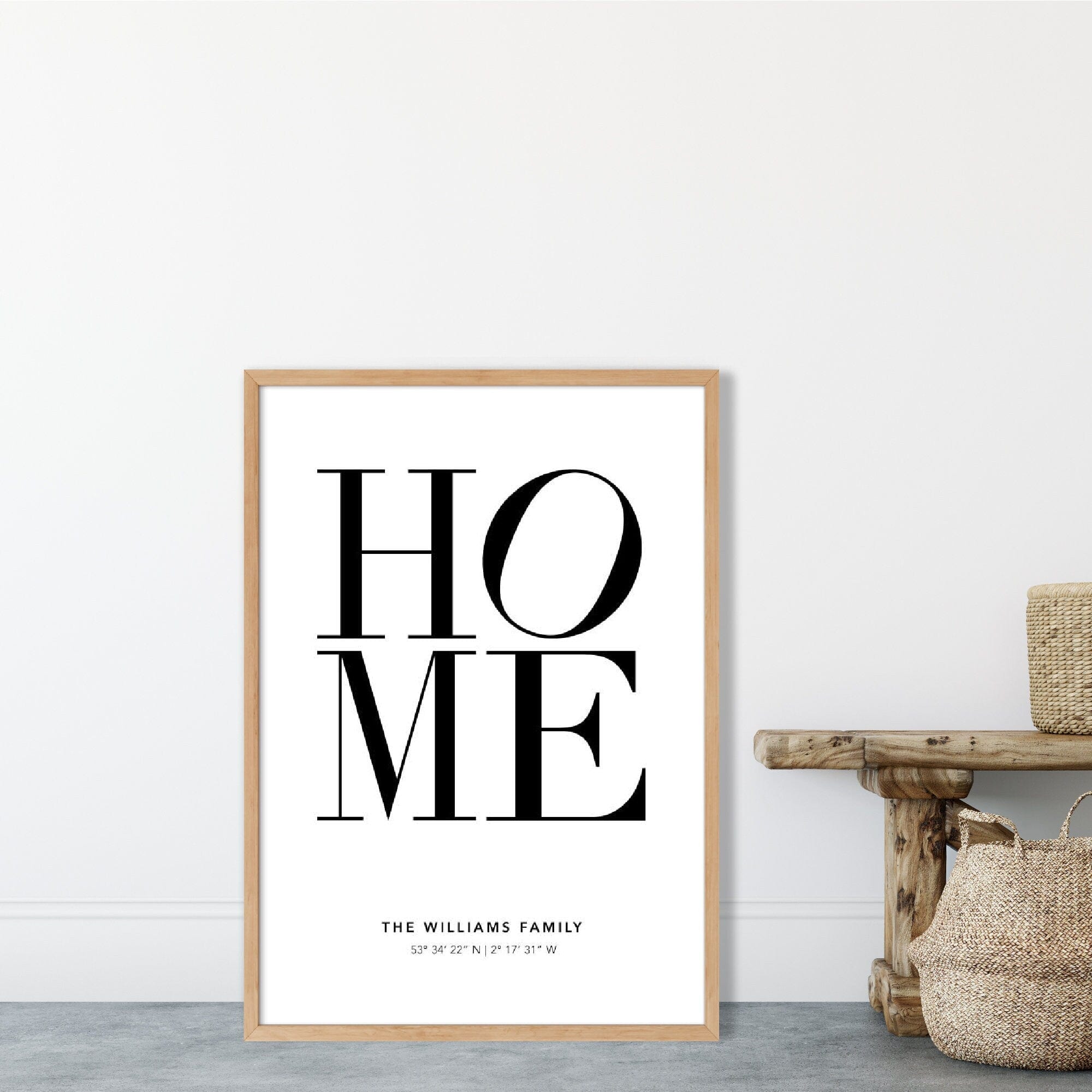 New Home Gift, Personalised Home Print, Housewarming Gift, First Home, New Home Print, Moving Gift, Christmas Gift, Custom Poster