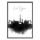 Las Vegas Watercolour Skyline Cityscape Print