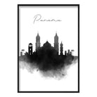 Panama Watercolour Skyline Cityscape Print
